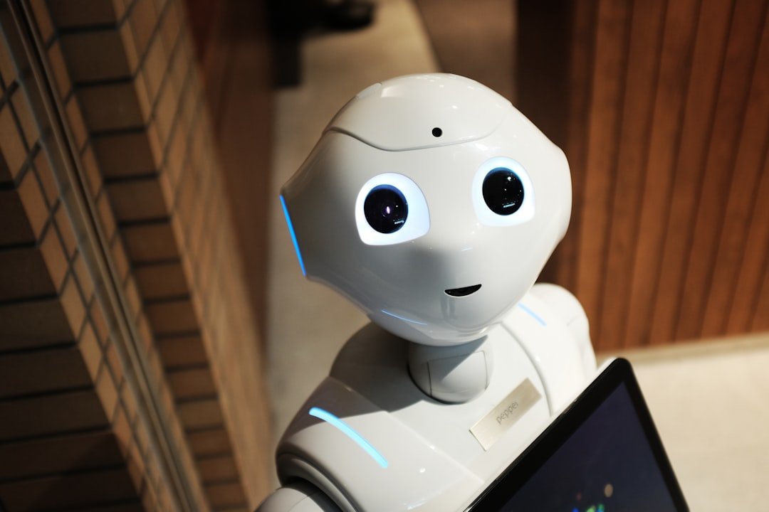 Robot near a wall representing ongoing automated bot activity versus a one-time panel order
